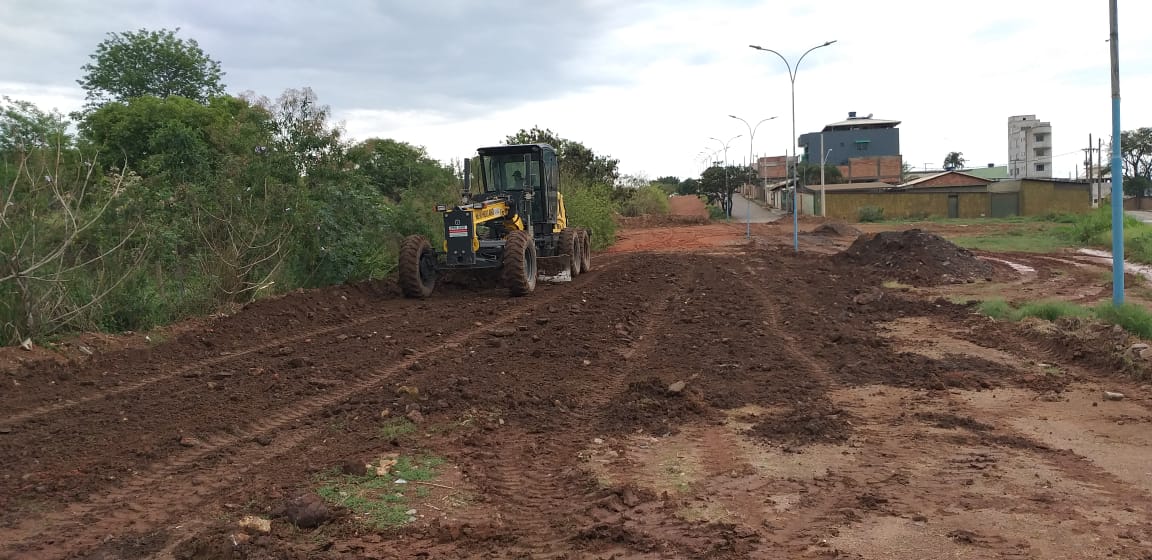 Prefeitura retoma obras na Vasco Mendes, via de acesso à MG-431; conclusão é prevista para abril de 2020