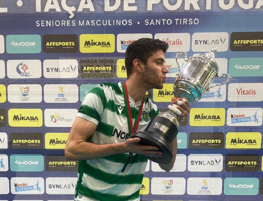 André Saliba é campeão português com o Sporting