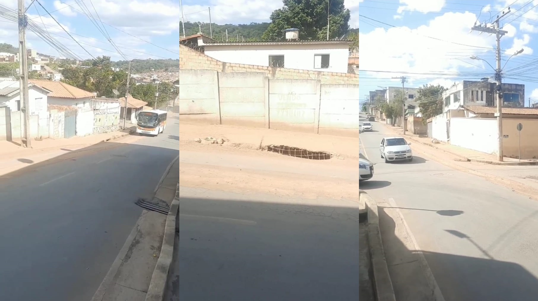 Obras de novo reservatório no Morada Nova levantam poeira na Rua Ana de Faria Dornas; SAAE responde
