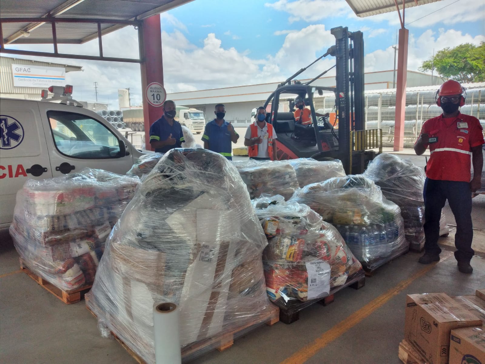 Belgo Bekaert arrecada 66,5 toneladas de alimentos às vítimas das chuvas na Bahia e Minas Gerais