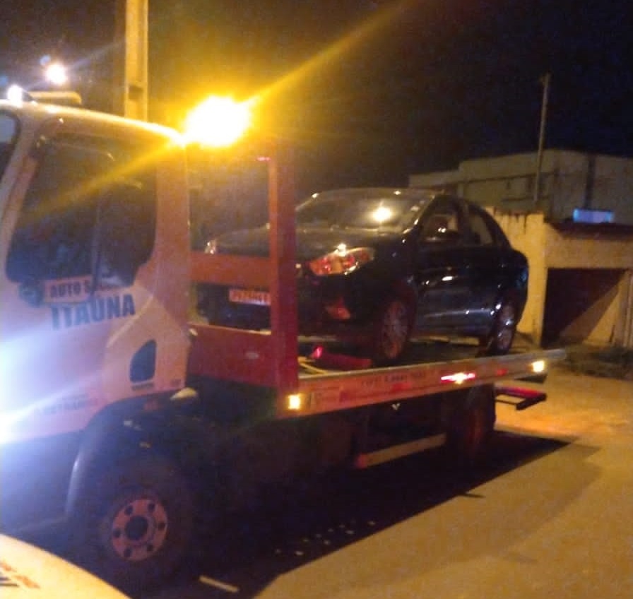 Carro levado de assalto no bairro Aeroporto é recuperado pela Polícia Militar no Três Marias