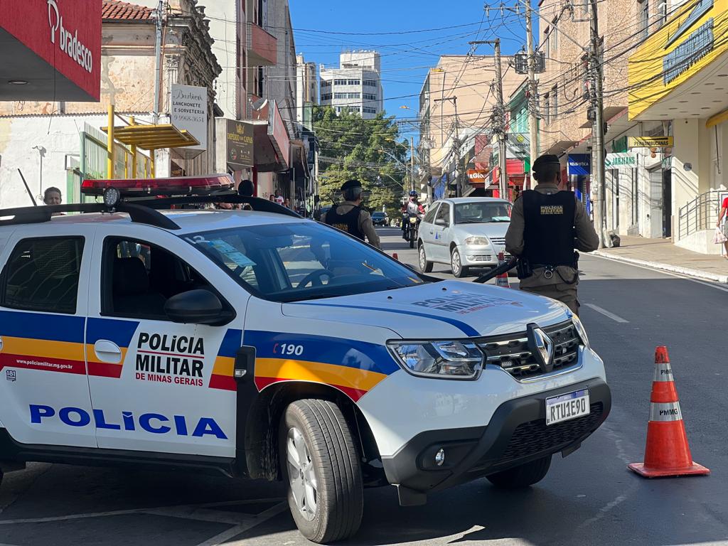 Quadrilha de Belo Horizonte é presa após assalto a loja de operadora de telefonia no Centro de Itaúna