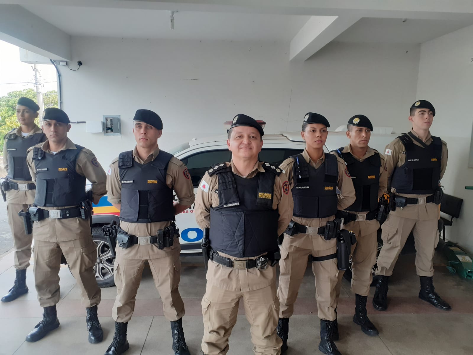 PM de Itaúna recebe estágio operacional de alunos do Curso de Formação de Soldados
