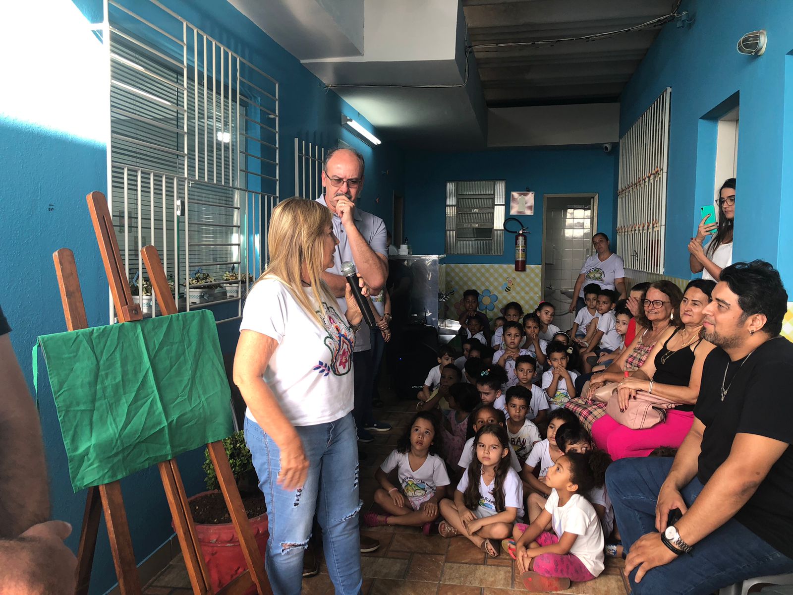 Ampliação de secretaria do Núcleo de Educação Infantil Santo Antônio é entregue pela Prefeitura