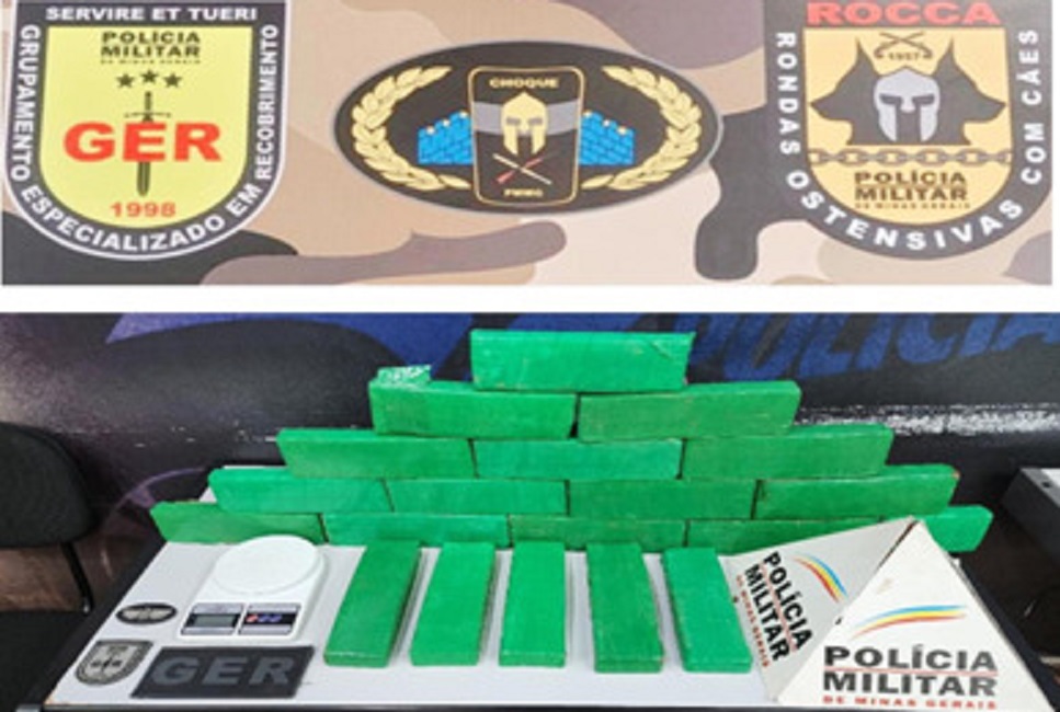 PM apreende cerca de 35 kg de droga no Morada Nova