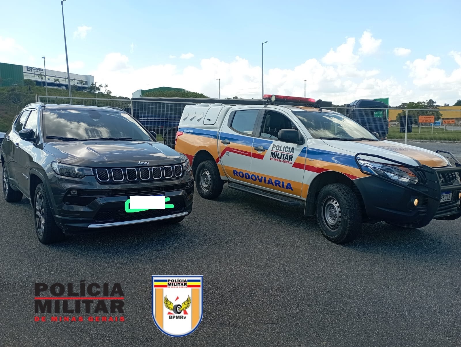 Condutor é abordado pela PMRv na MG-050 em Divinópolis e preso por receptação de veículo