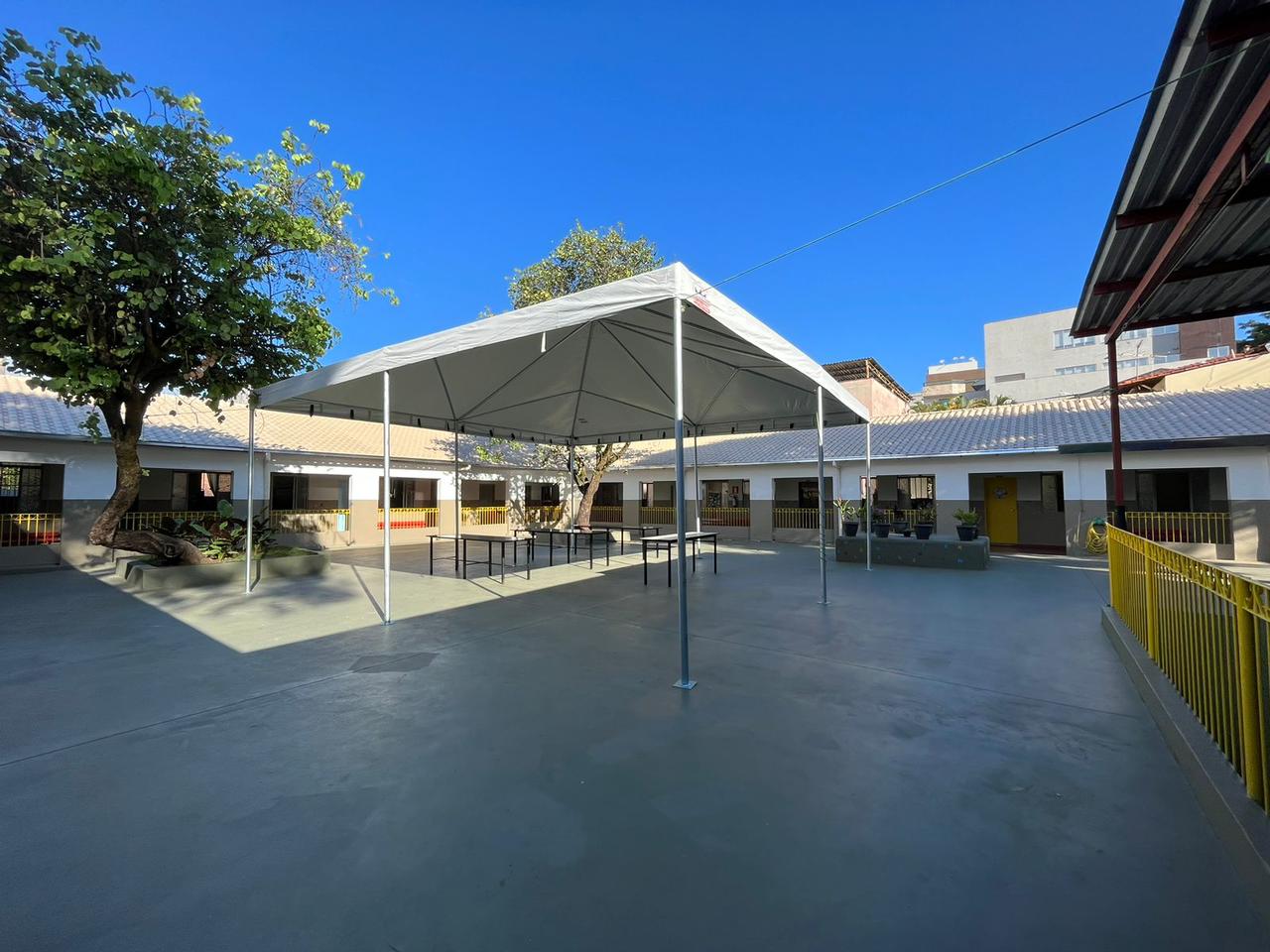 Pré-Escolar Ana Cintra recebeu reforma: telhado e pátio