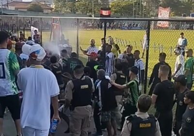 Final no estádio Zé Flávio tem confusão na arquibancada com tiro de borracha e spray de pimenta