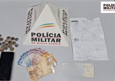 Cheque falso leva à prisão de indivíduo em banco de Itaúna