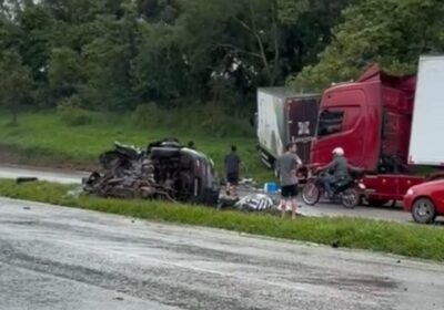 Grave acidente tira a vida de itaunenses na Fernão Dias