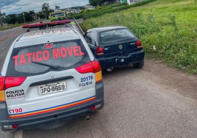 Com carro roubado em Pará de Minas e simulacro, adolescentes são apreendidos na MG-431