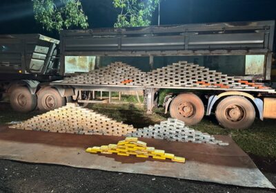 PRF apreende 392 kg de cocaína em carga de minério com destino à Itaúna