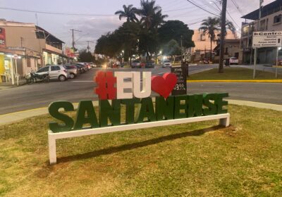 Santanense ganha letreiro e revitalização de praça
