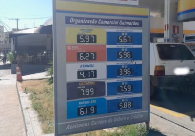 Preço médio do litro da gasolina aumenta R$ 0,39 em um mês