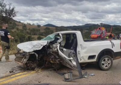 Acidente grave deixa um morto e três menores de idade feridos na MG-260 em Itaguara