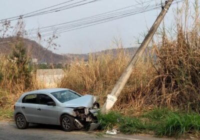 Batida em poste em Santanense deixou moradores sem energia