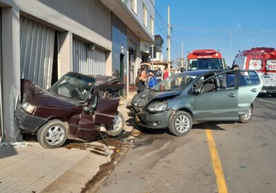 SAMU atendeu três vítimas em acidente na Vasco Mendes