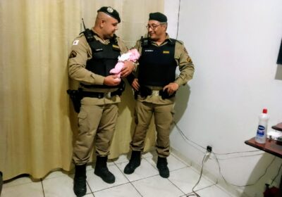 Bebê engasgada é salva por policiais militares no Lourdes