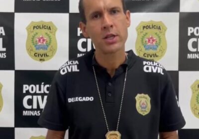 Homem que bateu em Djalma com cinto é localizado e conduzido à delegacia