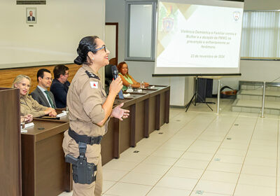 Promotoria de Justiça promove seminário sobre violência contra a mulher em Juatuba