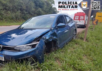 Motorista embriagada atinge três veículos próximo ao trevo de Santanense