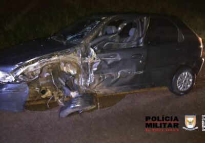 Condutor dorme ao volante na MG-431 e amigo é preso por desacato