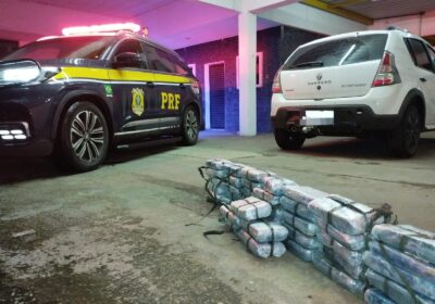 PRF prende motorista com 41 kg de cocaína em fundo falso na BR-262