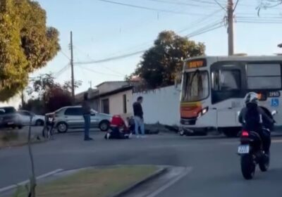Dois motociclistas ficam feridos em colisão em Santanense