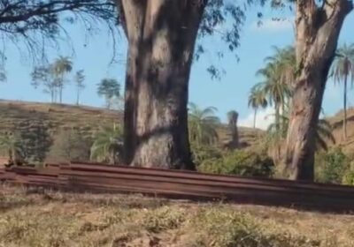 Trilhos furtados são localizados em propriedade nos Campos