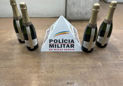 Furta champanhe no comércio de Itaúna e leva cana