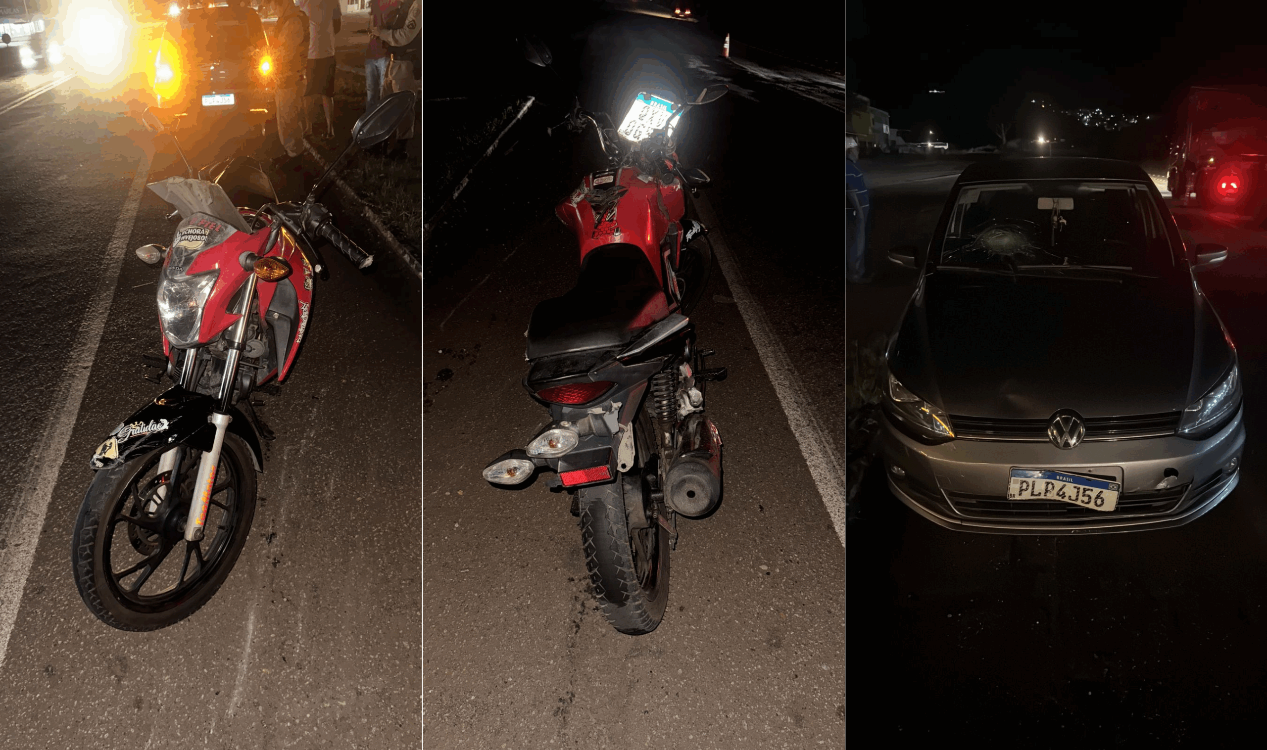 Colisão no trevo do Padre Eustáquio: motociclista é levado ao hospital