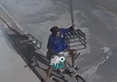 Após vídeo viralizar, homem é preso por furto de lixeira em Itaúna