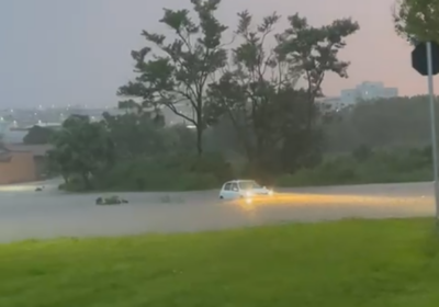 Choveu quase 40mm em Itaúna, com alagamentos por toda a cidade