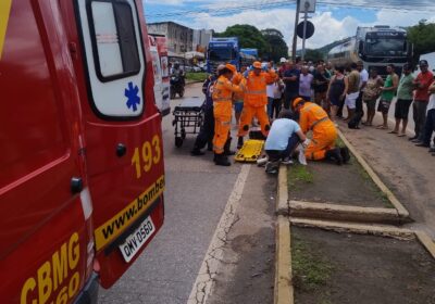Motociclista sofre mal súbito no trevo do Padre Eustáquio
