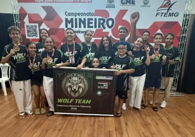 CT Wolf Team conquista sete medalhas na 1ª etapa do Mineiro de Taekwondo