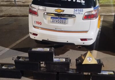 Comércio de baterias furtadas vira caso de polícia em Itaúna