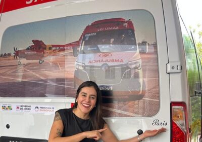 Lohanna entrega van para logística do SAMU no Centro-Oeste