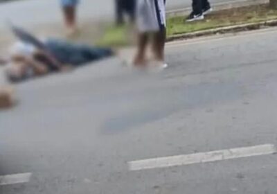 Vítima atropelada por moto em Itaúna teve óbito constatado pelo SAMU