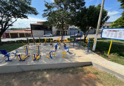 Comunidades de Campos e do bairro Veredas recebem novas academias ao ar livre