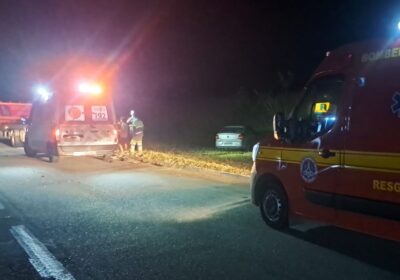 Criança fica ferida em acidente na MG-050 próximo ao Milhão