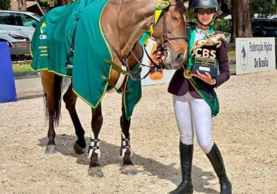 Itaunense Marina Herculano é campeã brasileira de hipismo
