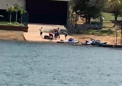 Bombeiros socorrem homem em parada cardiorrespiratória na barragem